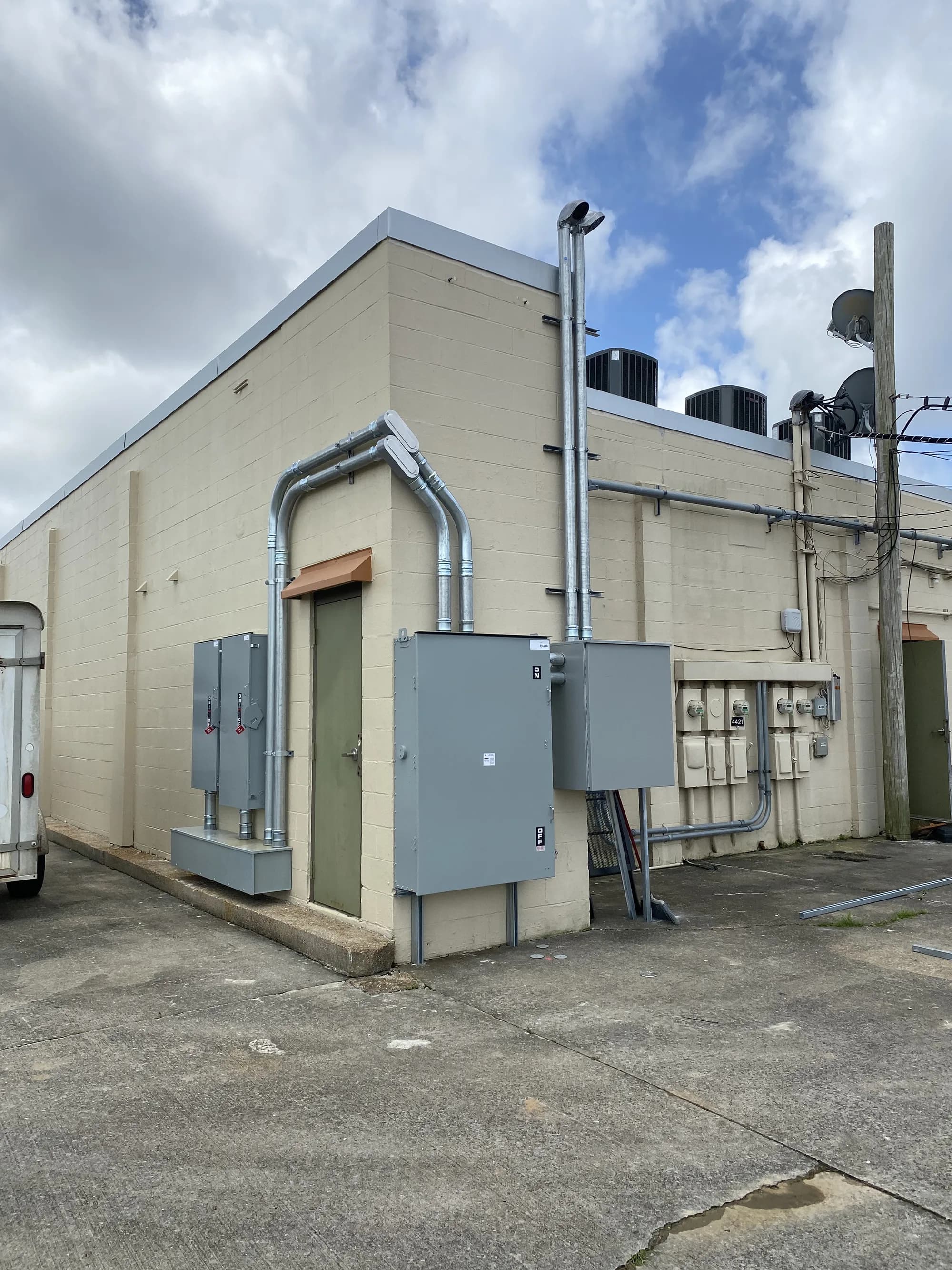 Babcock Electric commercial jobsite — Lake Charles